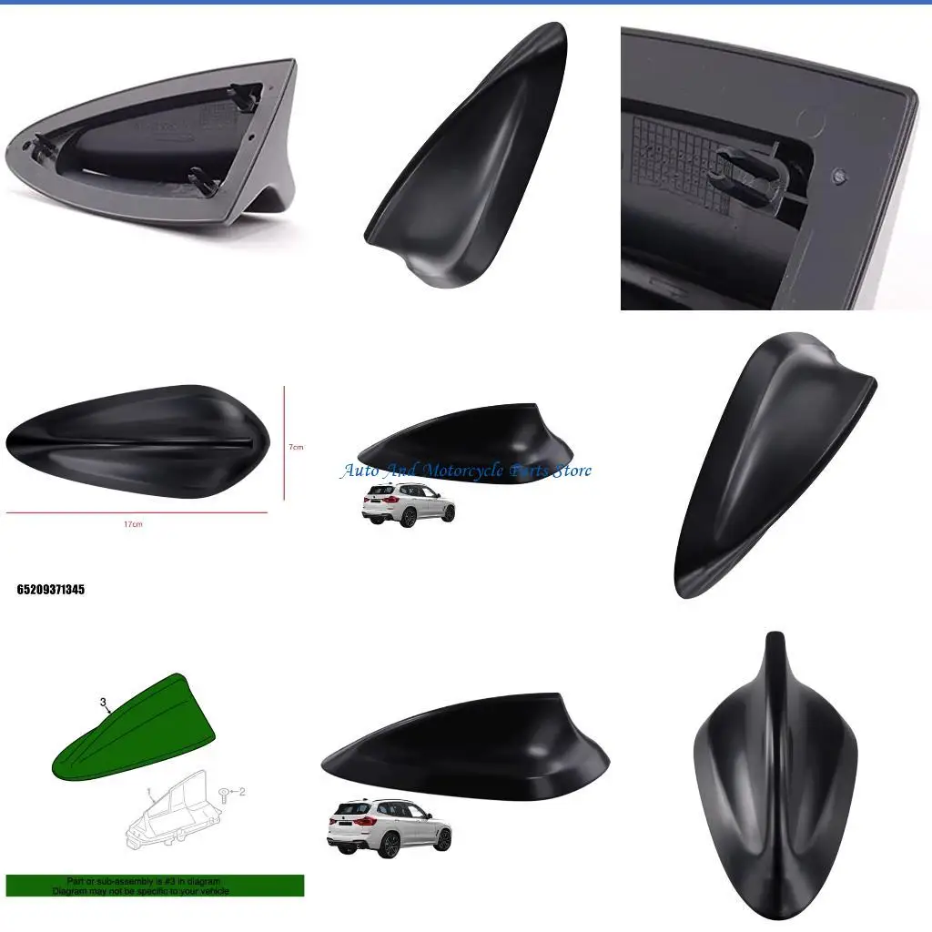 

P9FD Quick Install Shark Fin Antenna Cover Coper, устойчивые к поверхности, оптимизированные для приема сигнала 740i 750i 220i.