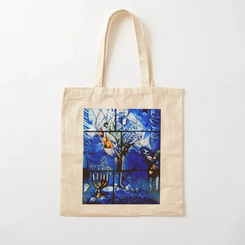 Marc Chagall glass panel Tote Bag large size bags Women's bags foldable reusable bag