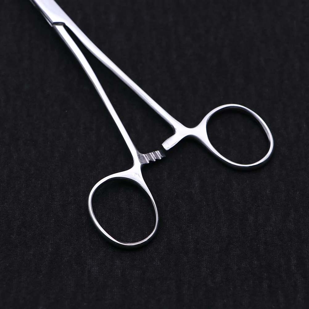 

Hemostat Stainless Steel Hemostatic Forceps Fishing Needle Holder Straight Cupping