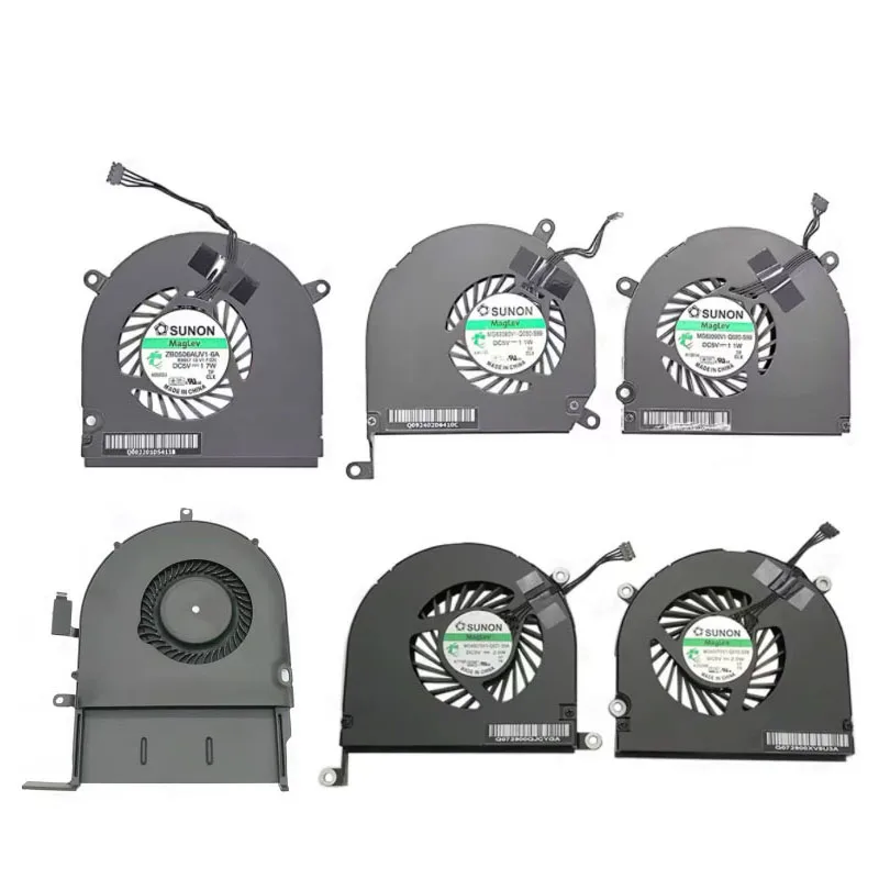 مبرد وحدة المعالجة المركزية للكمبيوتر المحمول الأصلي المستخدم لماك بوك برو A1342 A1297 A1286 A1278 A1502 مروحة تبريد 2008 2009 2010 2011 2012 سنة