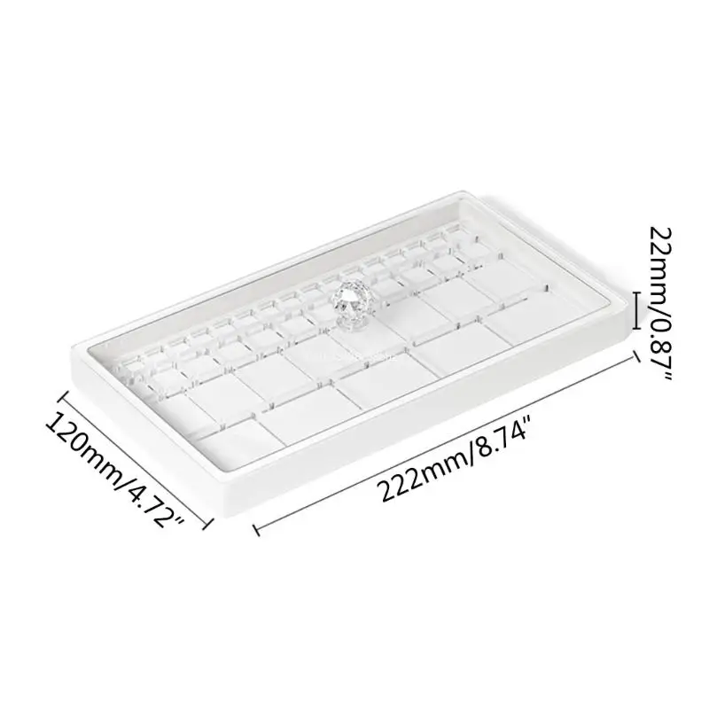 Transparent Watch Parts Storage Organizer Anti Dust Tray Guard Dust Cover Suitable for Watchmakers and Repair Shops