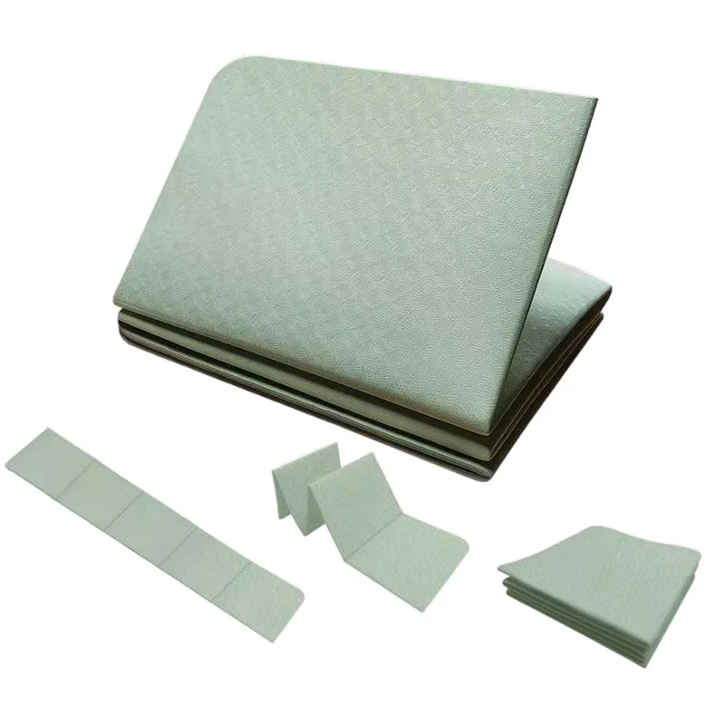 

4mm TPE Folding And Portable Yoga Mat With Dual-Sided Non-Slip Surface Exercise Mat Fitness Tasteless Pilates Workout Gym Mats