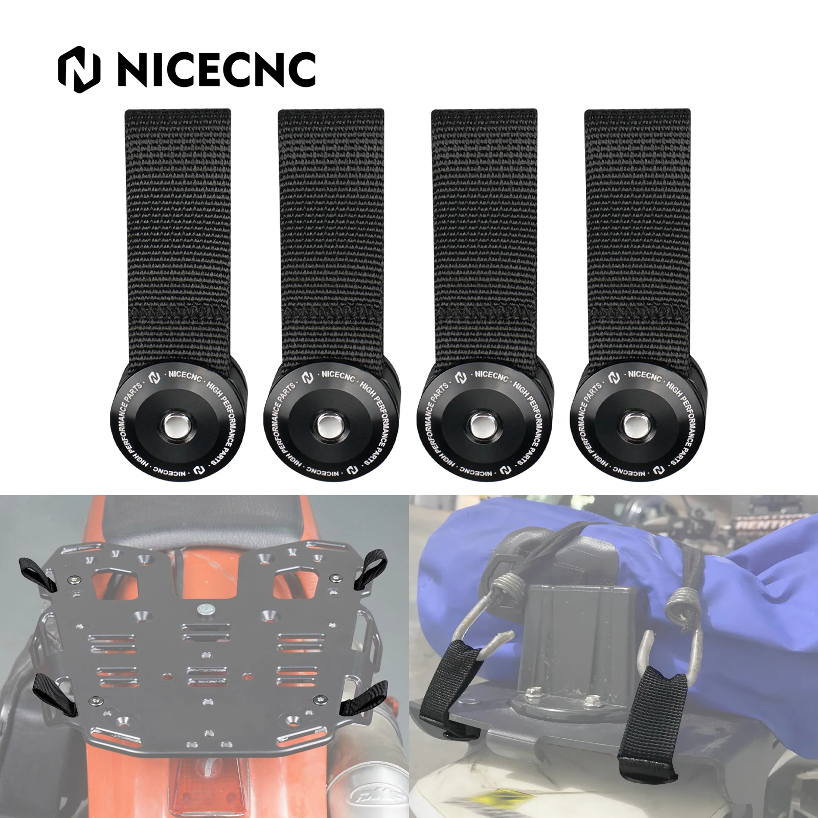 

For KTM 690 Enduro R 790 890 1290 Adventure M6 Luggage Rack Rackless Bags Strapping OS-Rack Loops for Husqvarna 701 Norden 901