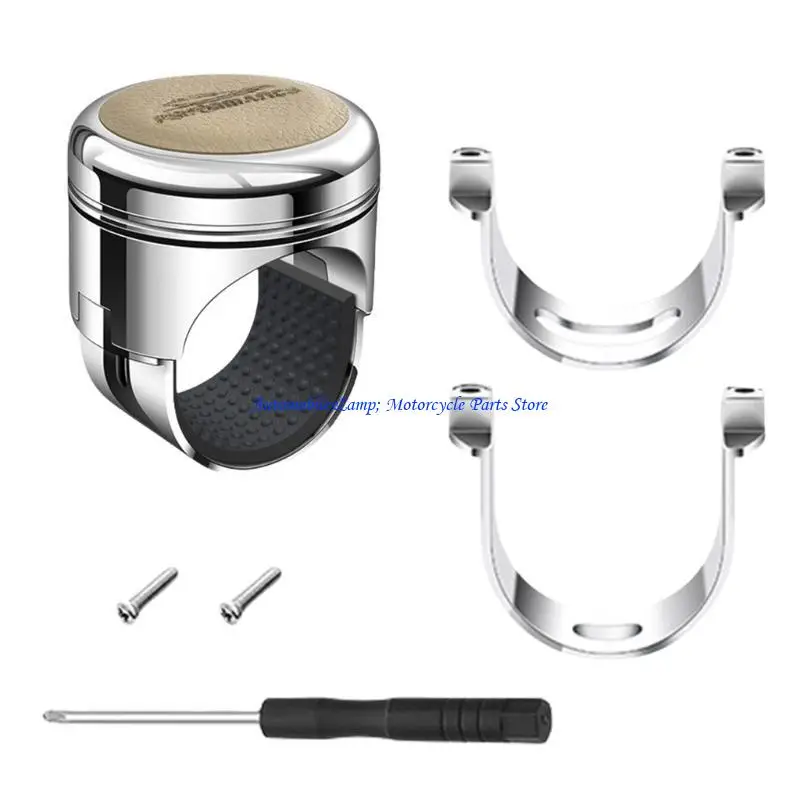 

H7BD Vehicle Steering Wheel Spinner Car Steering Wheel Knob Power Handle Spinner Balls for Car SUV Meatal Rotary Suicide Knob