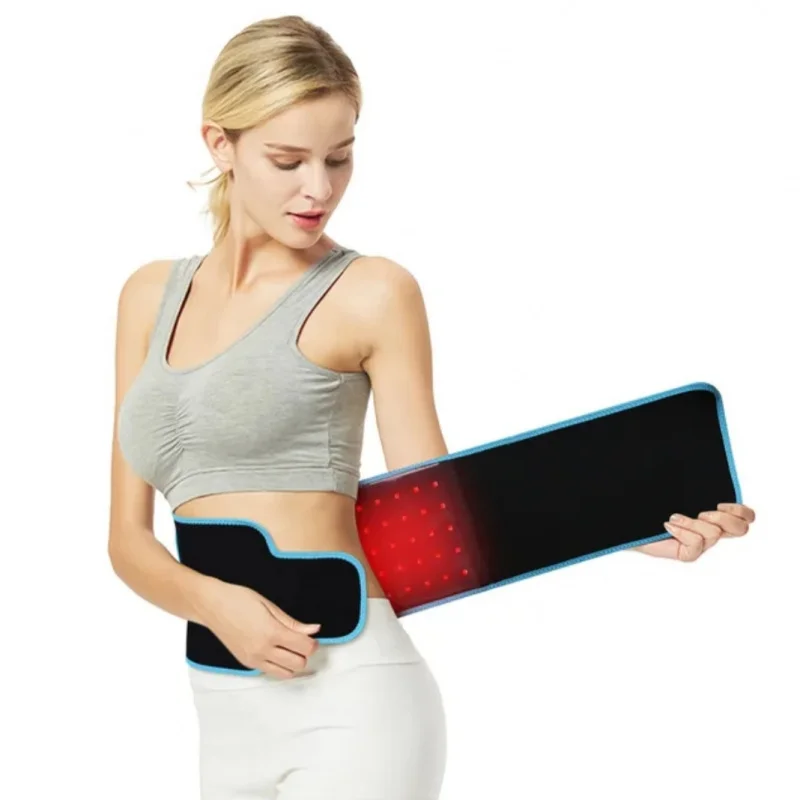 Home Used Waist Pain Relief Heated LED Red Light Infrared Light Waist Massager Belt