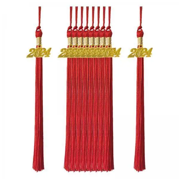 Graduation Cap Tassel 40cm Pendant with 2024 Charm Academic Accessories for Party Events School