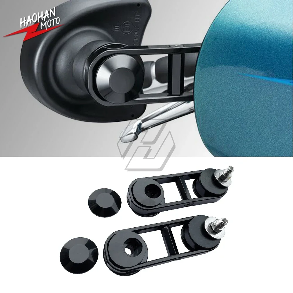 Suitable attachment For Harley Street Glide 2014-2021 Motorcycle Accessories Adjustable Drop Mirror Relocator