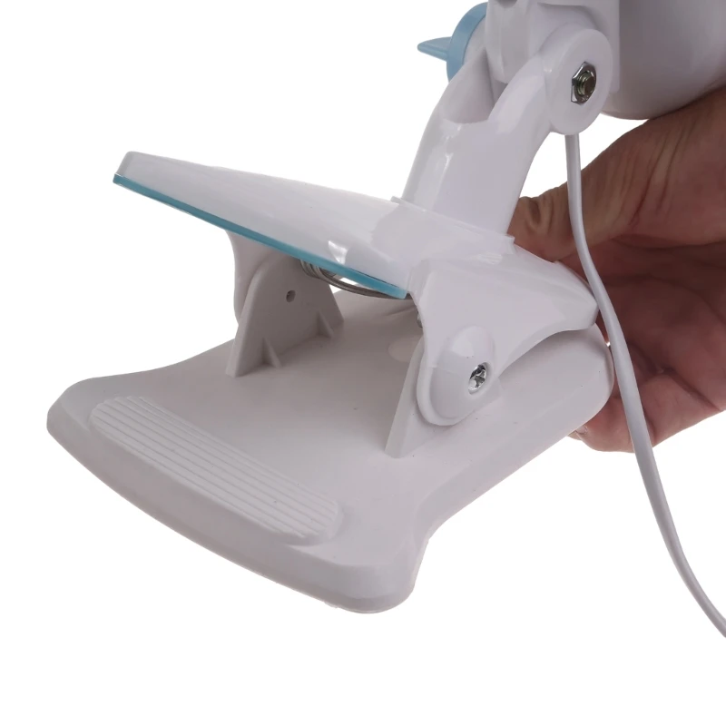 Clip-On Fan with Adjustable 2 Wind Speed 9inch Portable Fan Universal Fan 30W Clip On Campers Fan Desk Cooling Fan