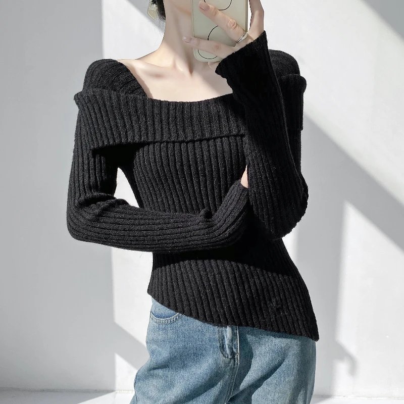 

Ladies New Fashion Pullover Sweater Women Clothing Girls Autumn Casual Knitwear Female Woman OL Sweaters BVAD9162