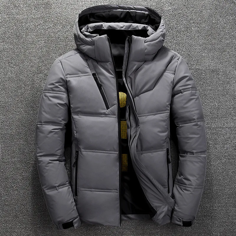New Men's Down Jacket Winter Warm Short Coat Korean Style Thicken Oversize Plus Size Outerwear Jackets For Male Outdoor Sports