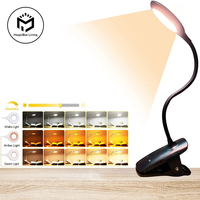 Portable Desk Lamp Rechargeable Reading  Light  Eye Protect Book Light LED  USB Reading Lamp Touch Control Clip Table Desk Lamp