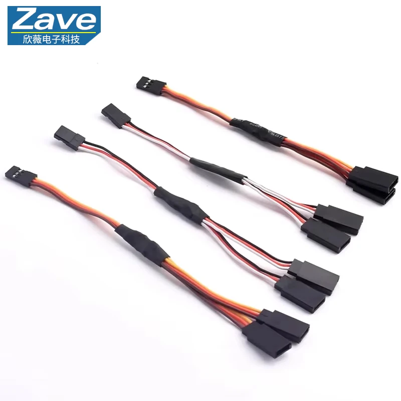 Модель самолета Y-образный сервокабель, витой и фиксированный удлинитель самолета 10 см, 15 см, 30 см, 60 см, 100 см