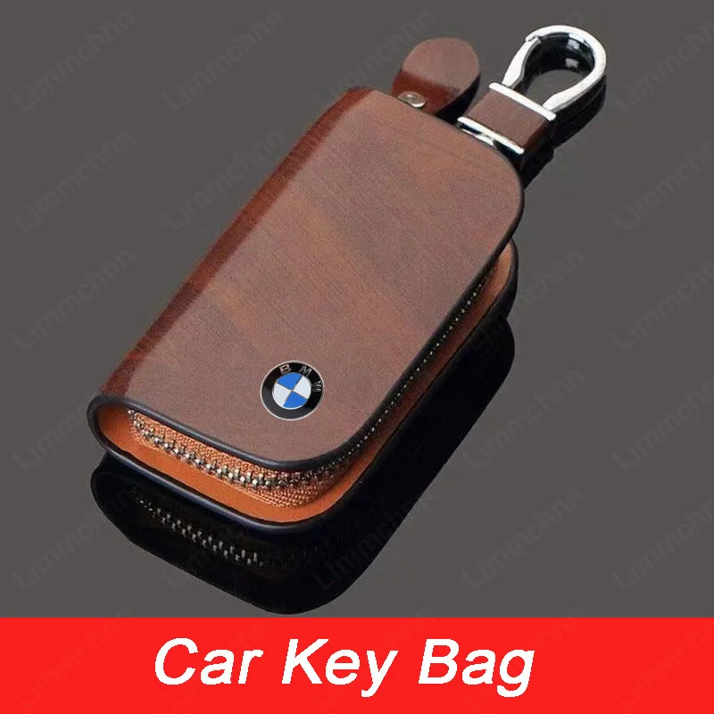 

Car Key Case Remote Leather Housing Anti Scratch Cover Bag For BMW M F20 F30 G20 F31 F34 F10 G30 F11 X3 F25 X4 M4 1 3 5 7 Series