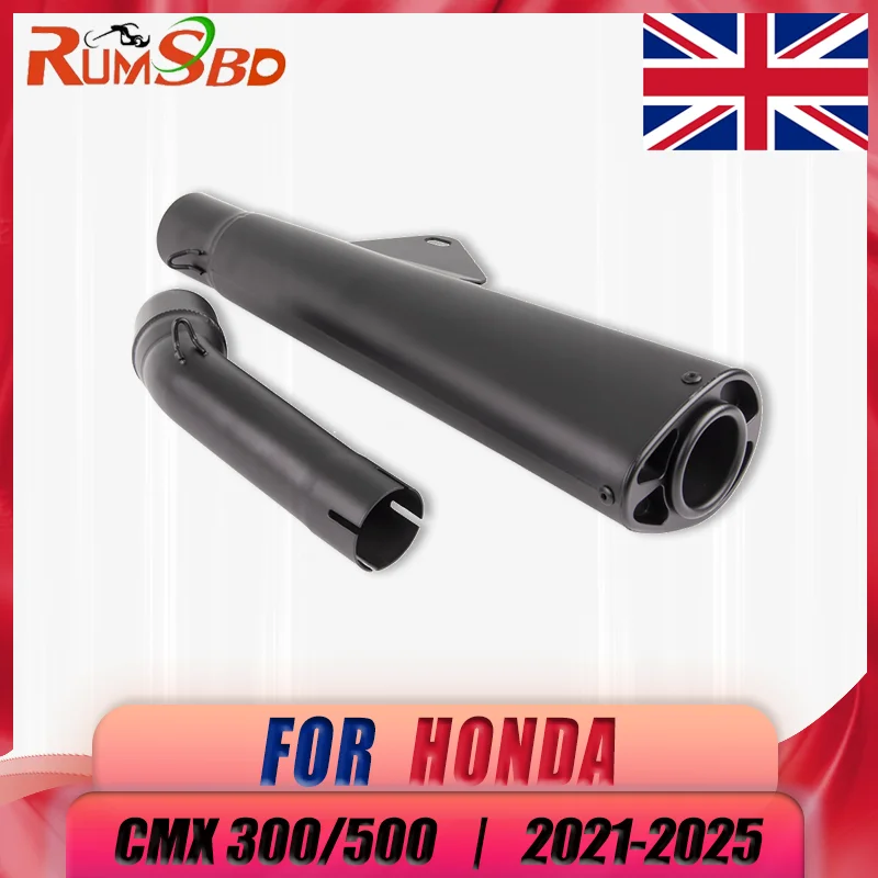 Honda Rebel CMX300 CMX500 Stainless Steel Exhaust Muffler