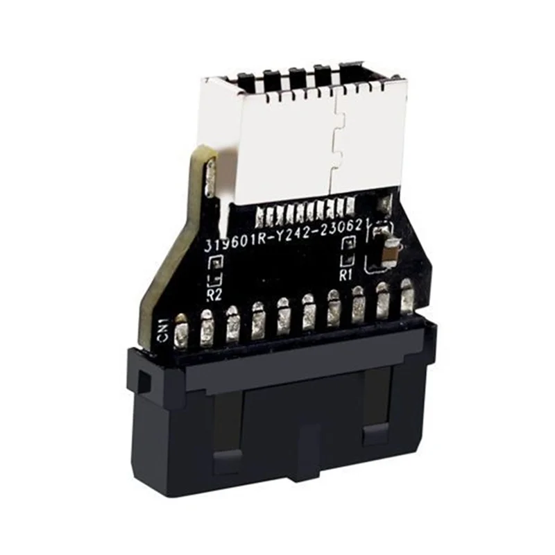 AEE7-USB 3,0 19Pin/20Pin Zu TYPE-E Konverter Adapter Chassis Front Panel TYP C Plug-In Port Für Computer Motherboard