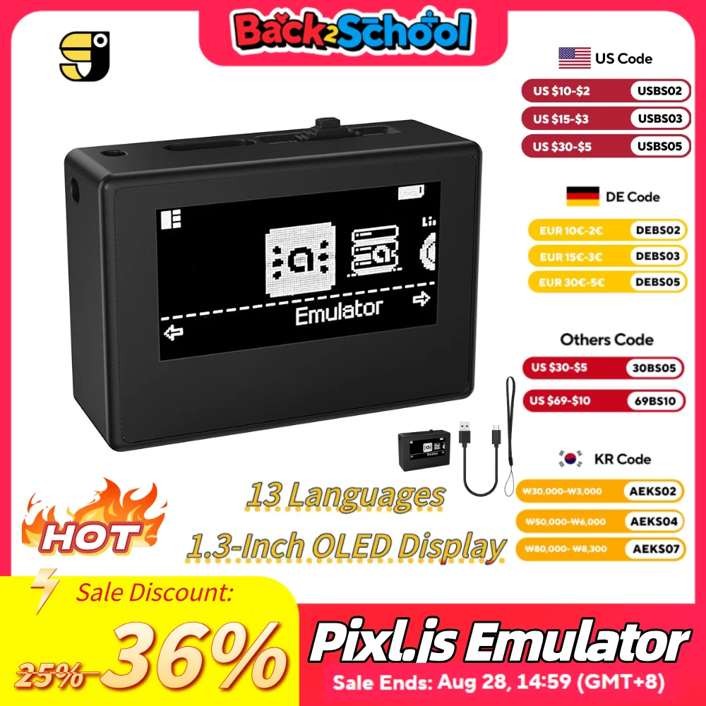 

EPICJOY Smart NFC Pixl.js Emulator for Switch/Switch2 NS Wii U 3DS OLED HD Smart Simulator Bluetooth-Compatible Gaming Accessory