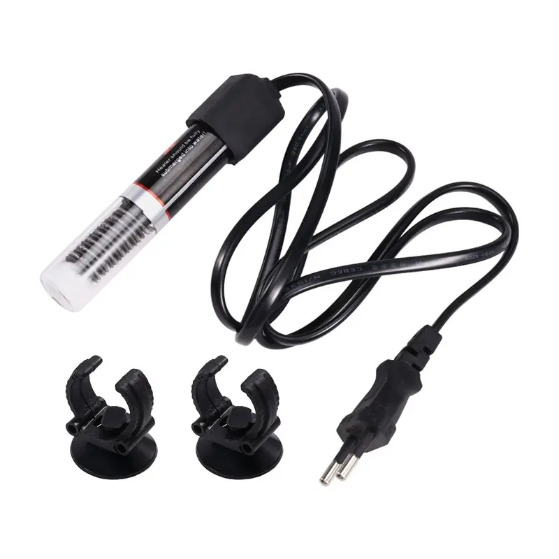 A29F-Aquarium Constant Heating Rod Aquarium Temperature Heater Pet Fish Water Aquatic Heat Temp Control Supplies EU Plug