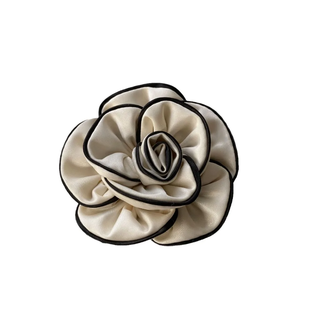 Trendy Handmade Fabric Flower Brooches Multi-layer Cloth Suit Sweater Badge Elegant DIY Accessories Lapel Pins For Women
