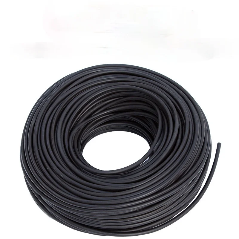 2m/5m Fluorine Rubber Strip  O-Type Strip Cord Round Sealing Strip High Temperature Acid Alkali Corrosion Oil Resistance