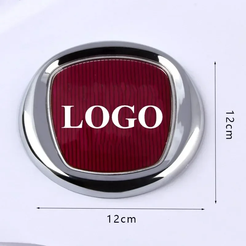 

Newest 120mm ABS Car Sticker Front Bonnet Grill Logo Hood Emblem Badge Sticker Decals for Punto Accessories