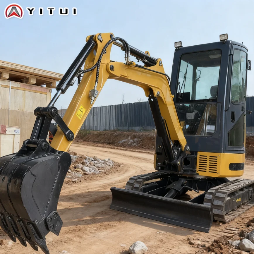 حفارة صغيرة مخصصة متعددة الوظائف 3.5 طن |   حفار هيدروليكي مدمج لبناء الحدائق واستخدام المزرعة