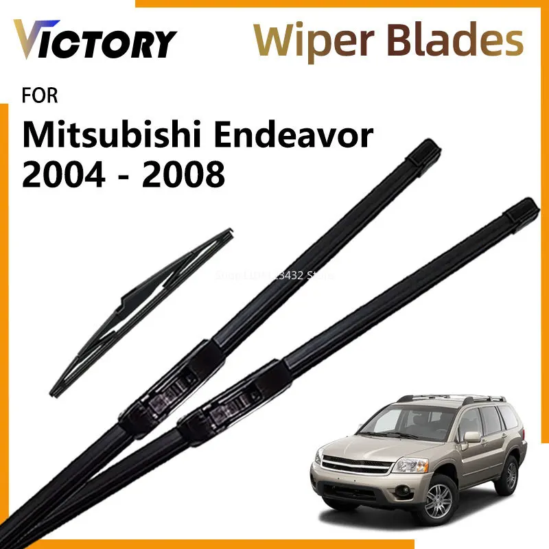 

Щетка стеклоочистителя из натурального каучука для Mitsubishi Endeavour 2004 2005 2006 2007 2008, щетки для лобового стекла, часть щетки для лобового стекла