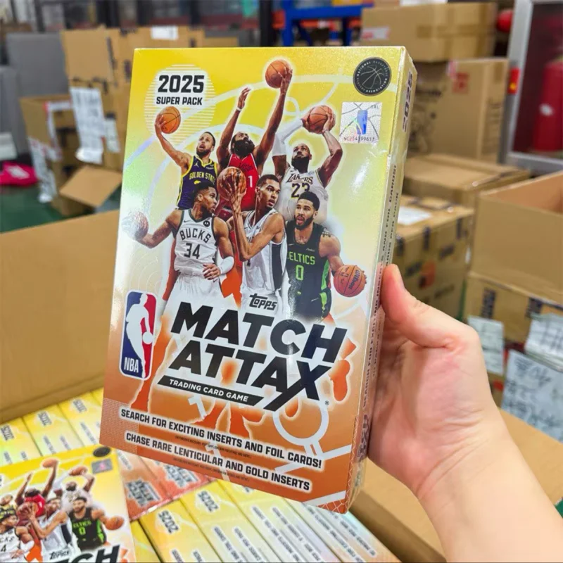 정품 KAYOU TOPPS NBA 스타 카드 NBA MATCH ATTAX 농구 경기 카드 슈퍼파워 팩 에너지 팩 희귀 수집 카드 선물