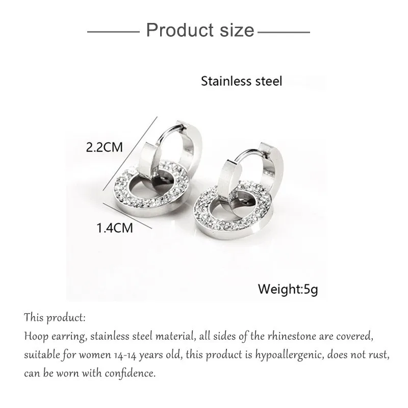 Earings Hoops Women Classic Guangdong Fashion Metal Round Hoop Earrings New In Earrings Top Fashion