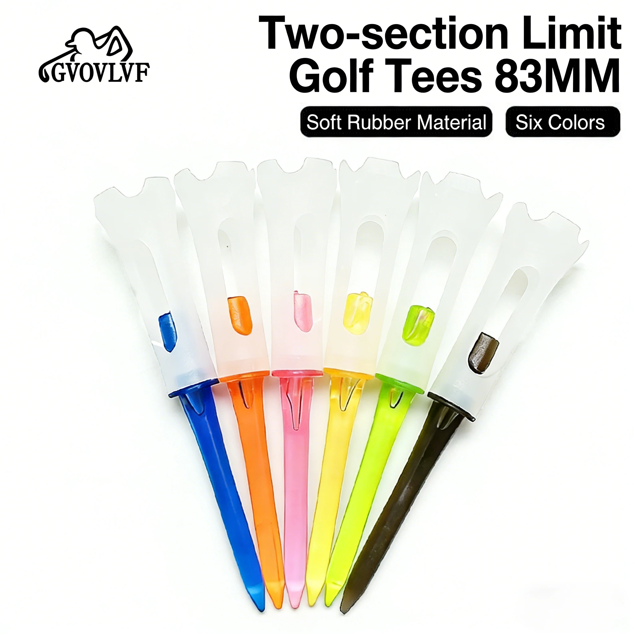 

New 83mm Golf Nail Double Layer Limited Edition Rubber Ball TEE Low Resistance Ball Seat Golf Ladder Golf Supplies