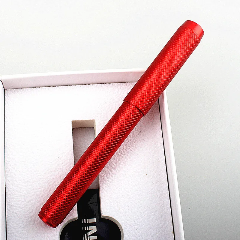 high quality business office  Fountain Pen EF F Nib red Black Pocket-Size Writing Gift Office Business School Ink Pen