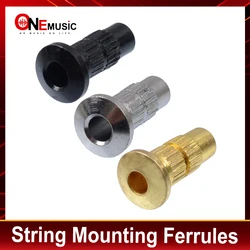 6pcs Guitar String Mounting Ferrules Bushing Thread Electric Guitar Bridge string retainer