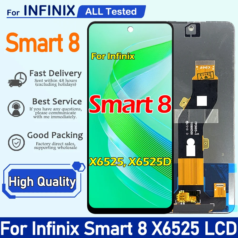 استبدال شاشة LCD لجهاز Infinix Smart 8 X6525D: دليل شامل لاختيار وتركيب الشاشة المثالية