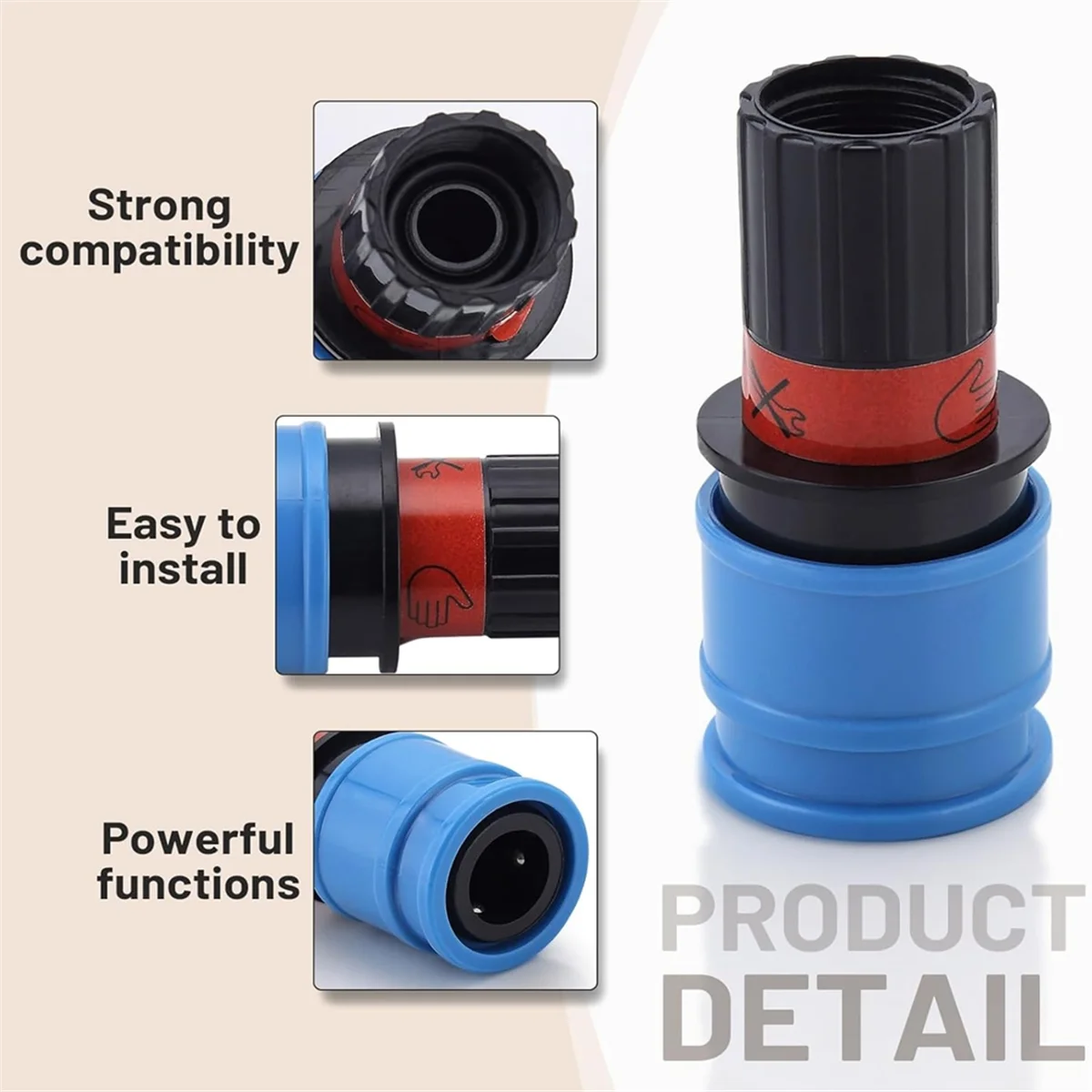 

AA25 46138000 Kitchen Faucet Quick Coupling Replacement Parts for 46138000 46315000 1/2 Inch Faucet Spout Hose Coupling