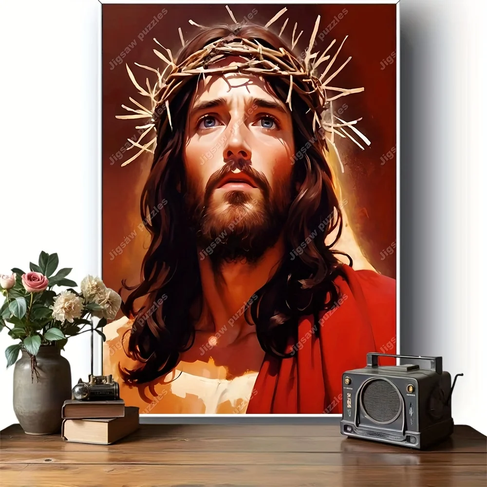 

2000/1314/1000/520 шт. Иисус с короной шипов-религиозные головоломки для взрослых и семьи, исследование Библии, церковь,