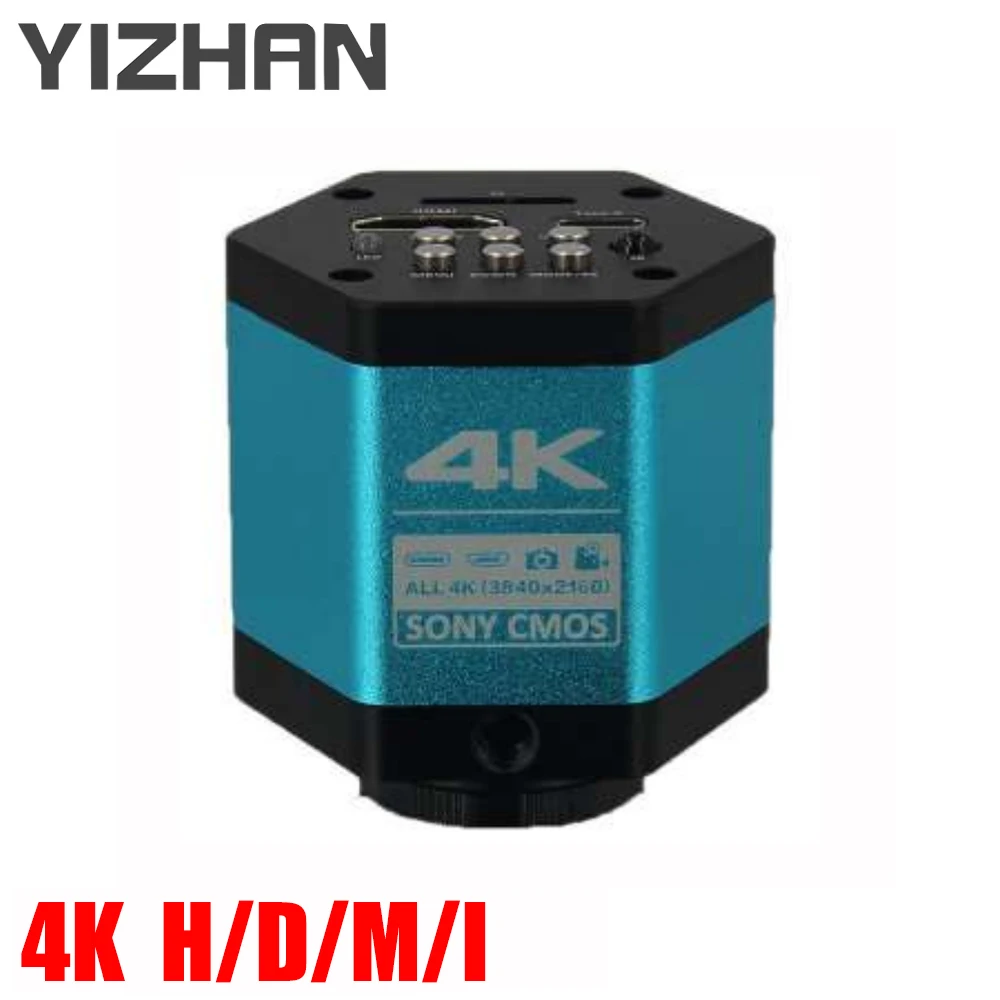 NEW YIZAHN 4K Trinocular Microscope Camera TF Card Slot Industrial Appearance Inspection PCB Soldering Phone Circuit Board Repai view 2