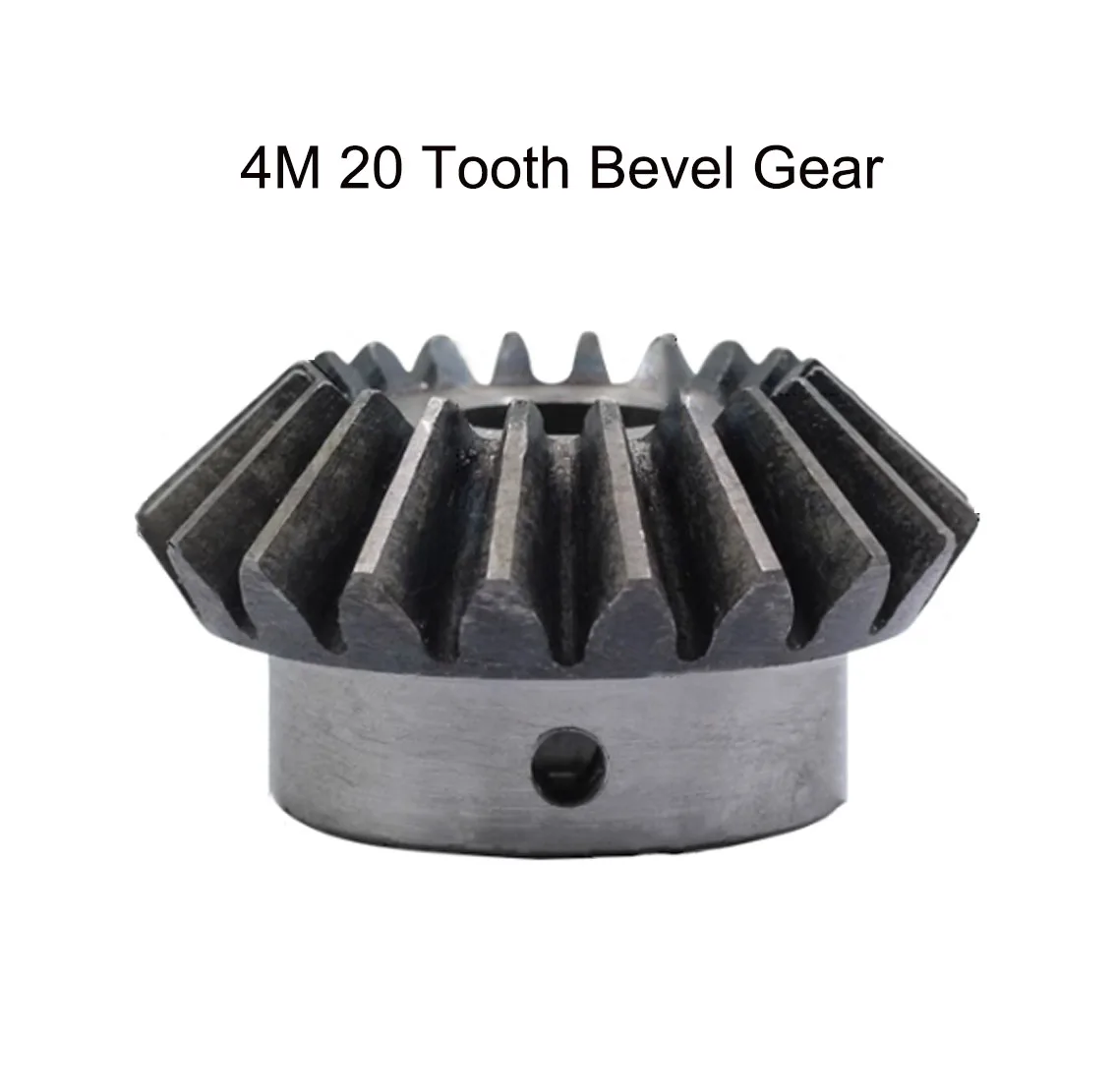 

1Pcs 20 Tooth 4 Module Bevel Gear With Keyway 1:1 90 Degrees 45# Steel Mechanical Power Transmission Gear