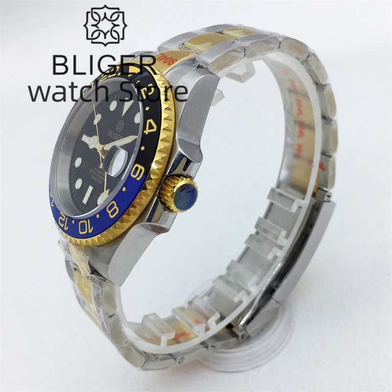 Часы BLIGER мужские с автоматическим механизмом, 40 мм