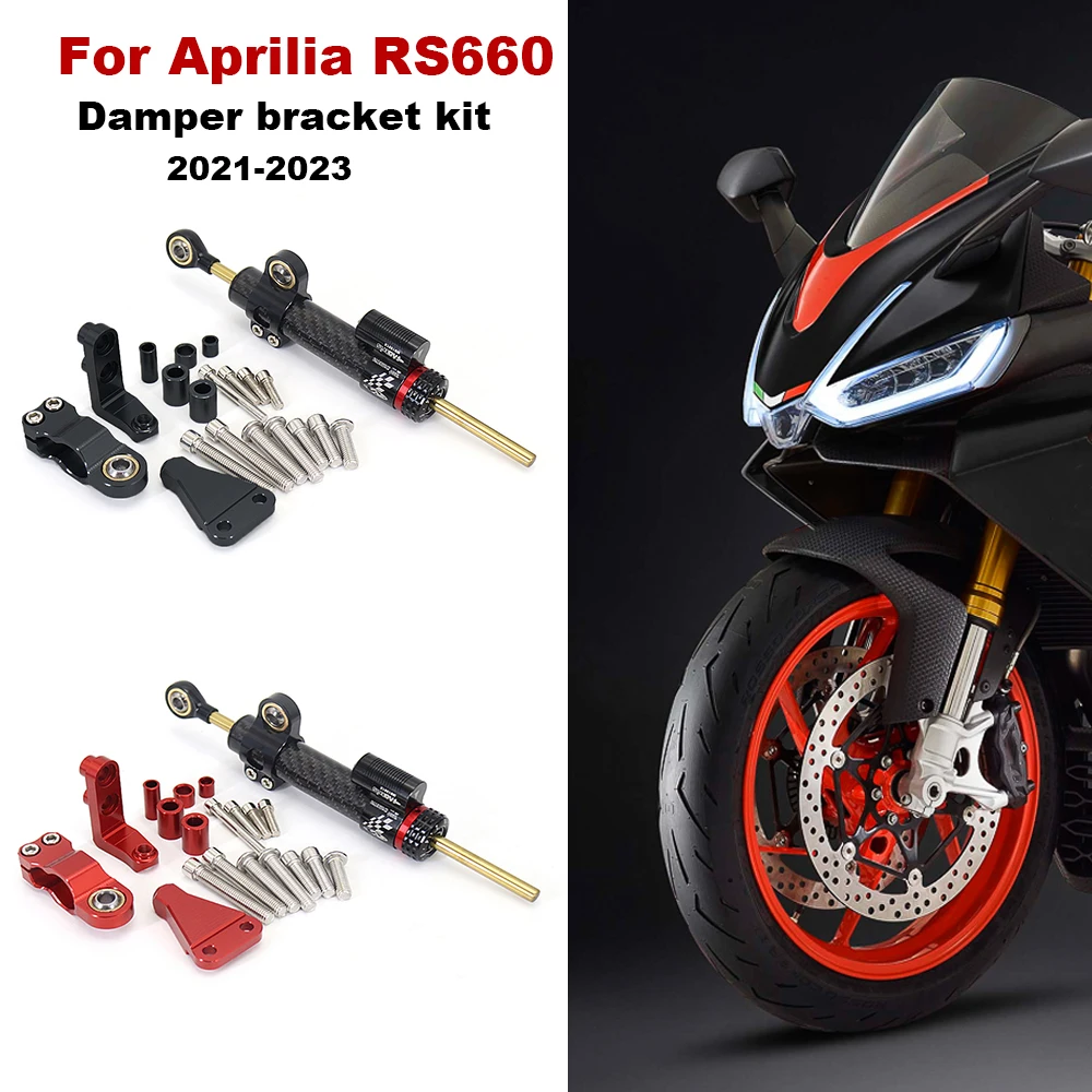 

﻿ For Aprilia RS 660 RS660 rs660 2021 2022 2023 New Motorcycle Steering Stabilizer Damper Mounting Bracket Kit