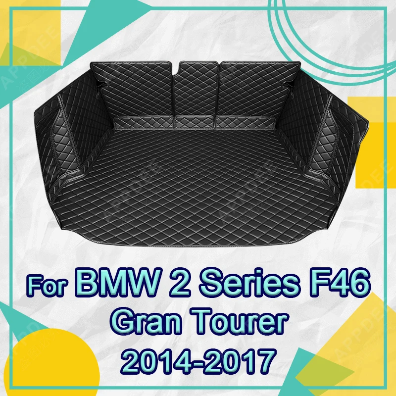 Auto Full Coverage Trunk Mat For BMW 2 Series Active Tourer F45 2014-2017 16 15Car Boot Cover Pad Interior Protector Accessories