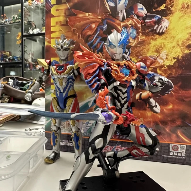 

Genuine Blokees Ultraman Legendary Version Ultraman Blazaron Fadolan Armor Assembled Movable Model Figurine Birthday Toy Gift