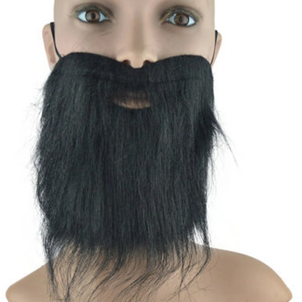 4 szt. Sztucznych brod dla dorosłych, rekwizyty do kostiumów cosplay, akcesoria na Halloween, imprezy maskaradowe, występy sceniczne, samoprzylepna tkanina