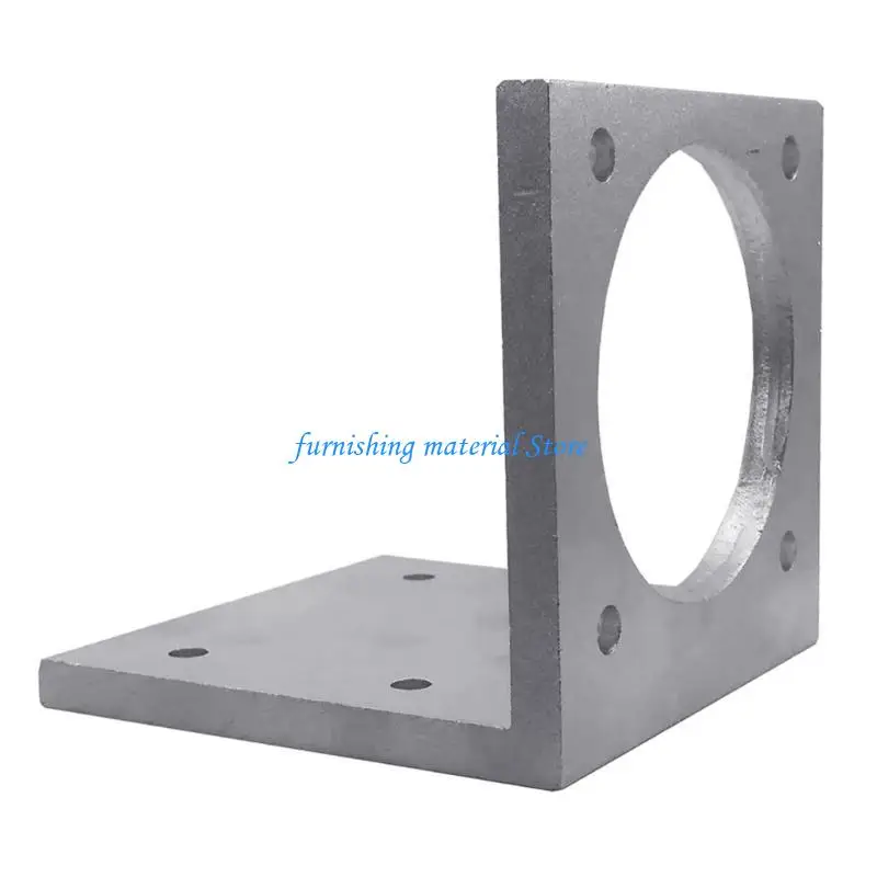 

Y5GD 86 mm Stepper Motor Steel Mounting Bracket with Mounting Screws Aluminum 86 Stepper Motor Mount Bracket Stable Support
