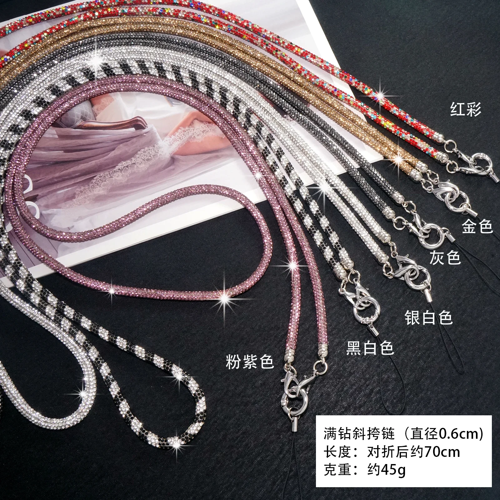 Universal Crossbody Phone Lanyard For Iphone Samsung Huawei Xiaomi IPHON Fashion Leisure Neck Rope Hanging Cord Strap Lanyard