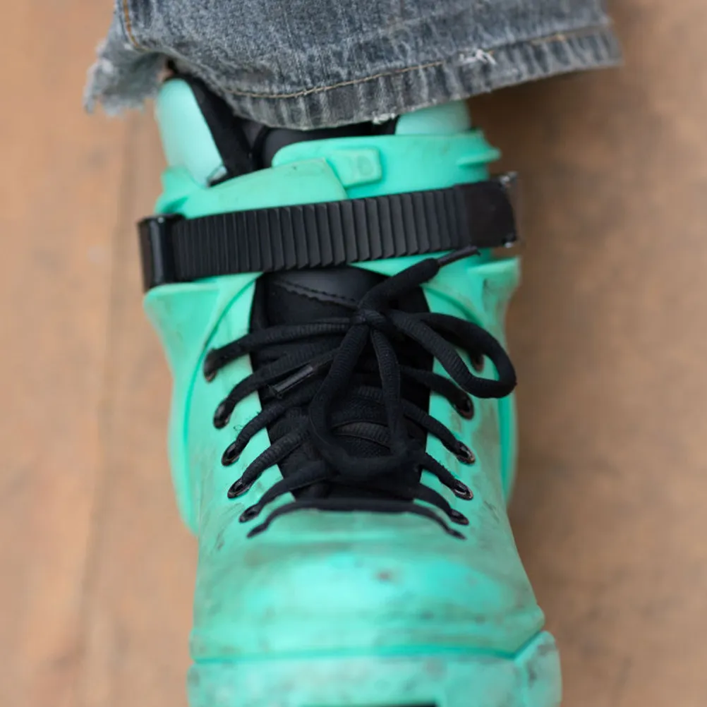 

4 шт. Ремешки для роликовых коньков, прочные, из полипропилена, регулируемой длины, сменные, для крепления, аксессуары для обуви для катания