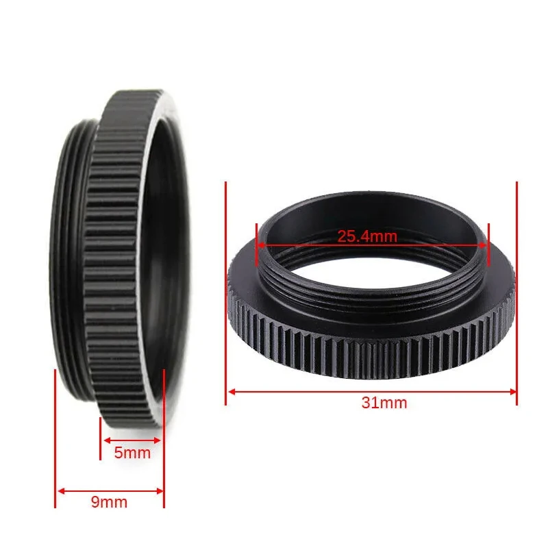 C-MOUNT 5mm Extension Tube Adapter C-CS Mount Adaptor Spacer Ring For CCTV Lens