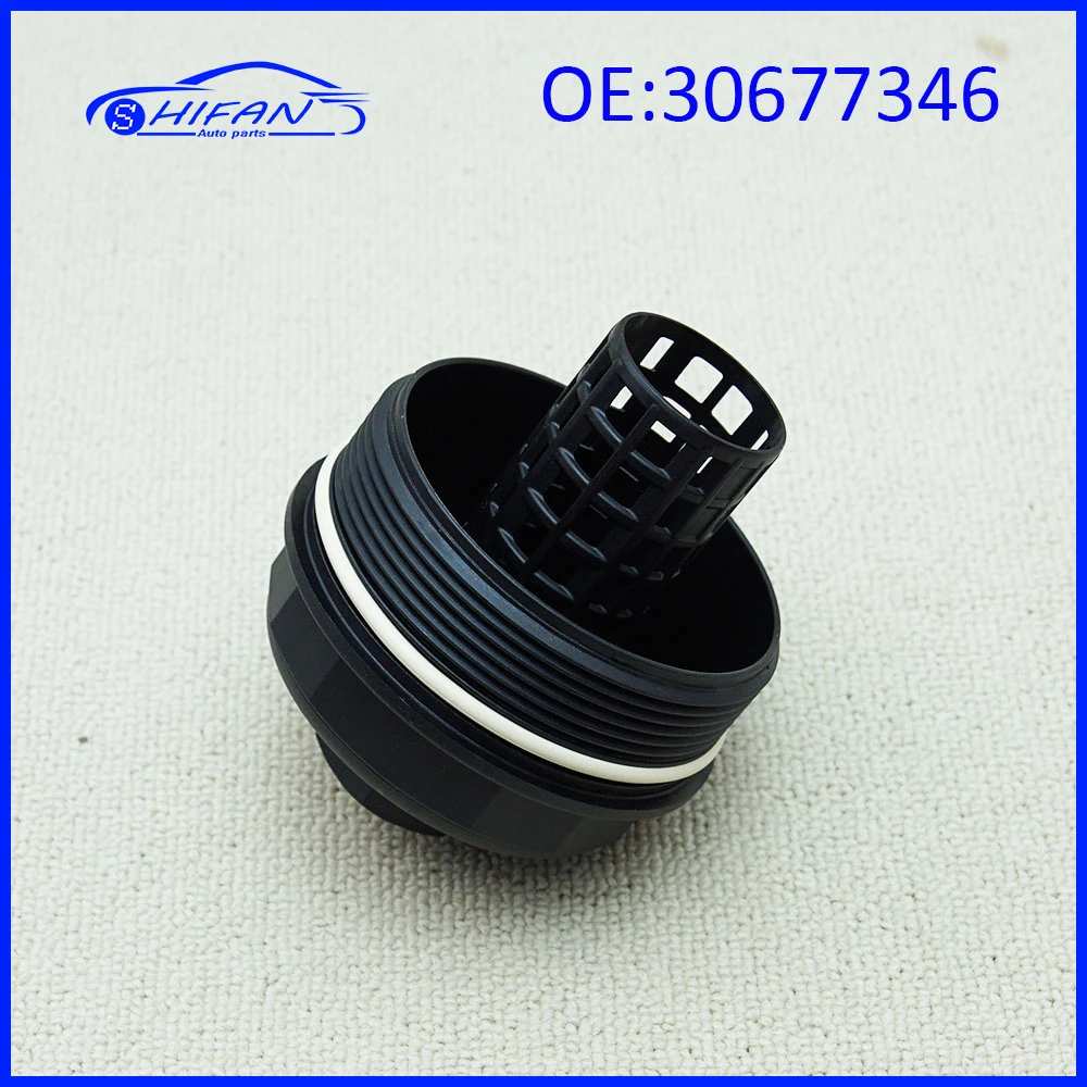 

30677346 Engine Oil Filter Housing Cover For Volvo S60 S80 S80L V60 V70 XC60 XC70 XC90 2009 2010 2011 2012 Car Accessories
