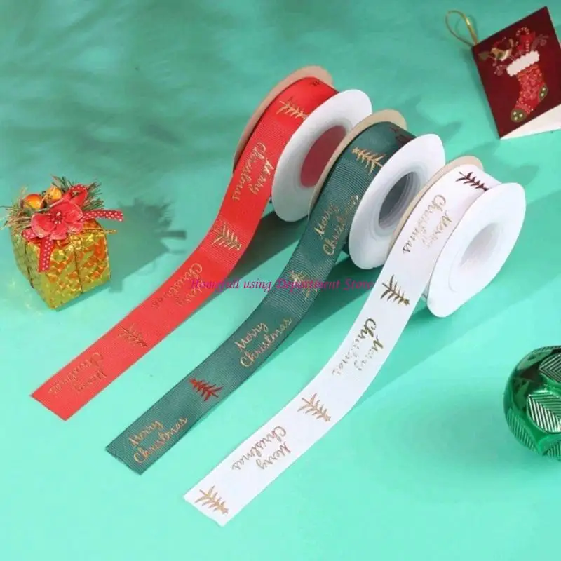 

Christmas Silk Ribbons for Elegant Gift Presentation and Decoration Wrap Ribbon