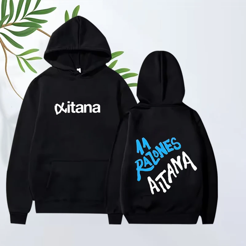 

Singer Aitana Ocana Double Sided Oversized graphic hoodie men women vintage fashion Long sleeve streetwear print hoodie unisex