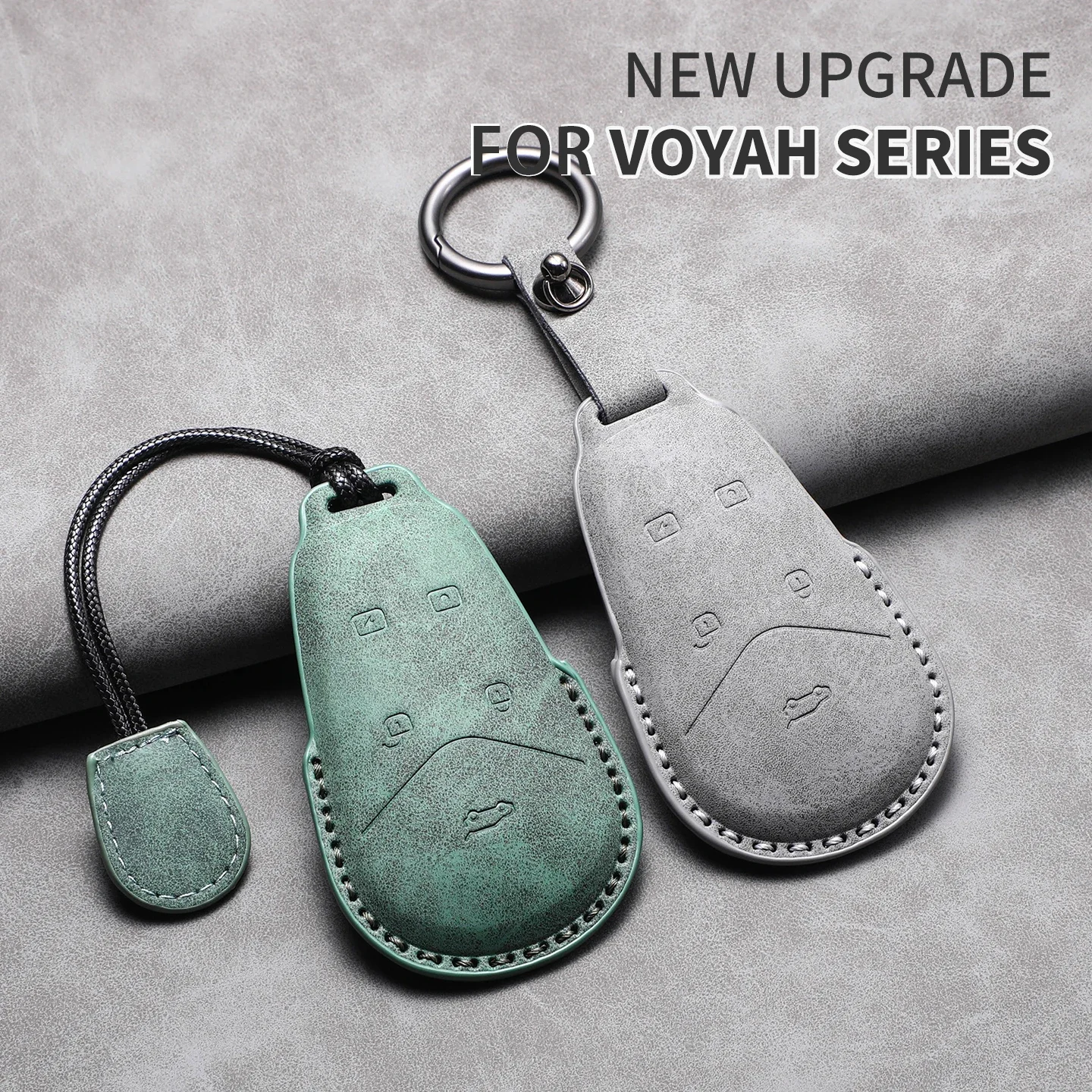 For VOYAH DREAM POWER PHEV EV Car Smart Remote Key Case Cover Shell Car Keychain Protection Case Key Decorative Accessories 4