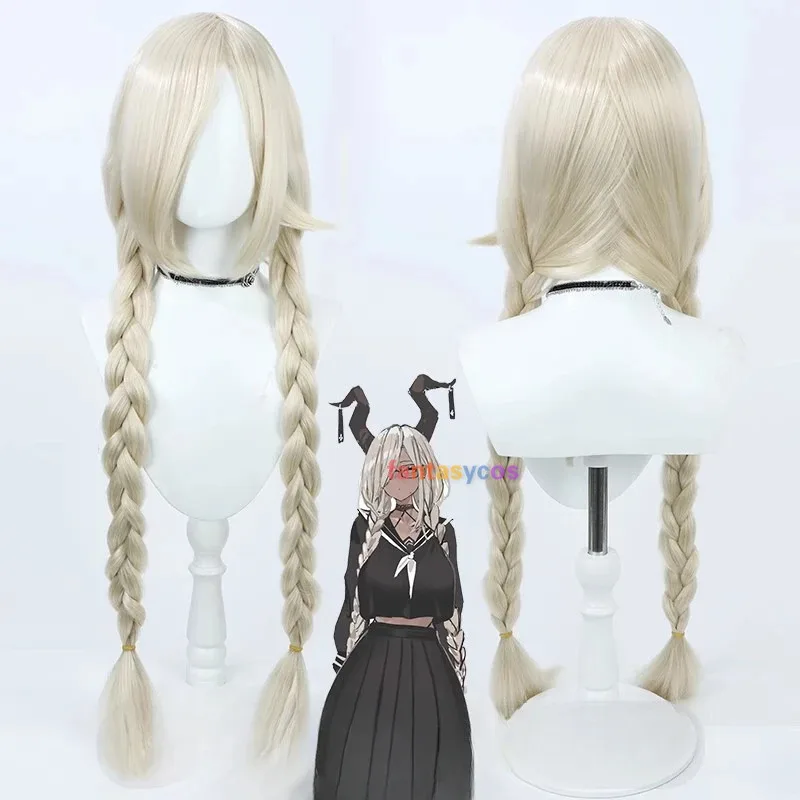 

Owari Cosplay Azur Lane Game Beige 90cm Long Off White Heat Resistant Synthetic Hair Halloween Party Role Plays;2'd,5.h;